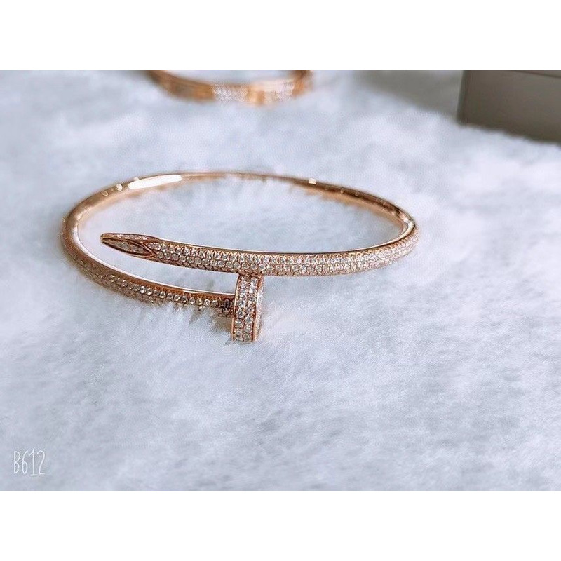 Cartier Nail Bracele Diamond Gold