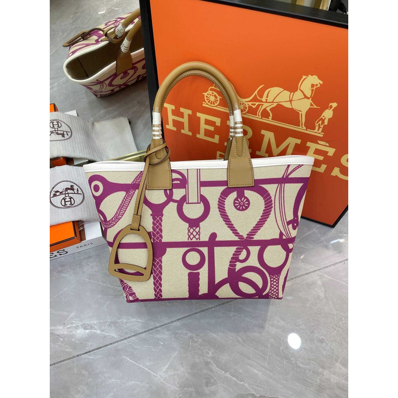 H**mes steeple 25 bag purple bag