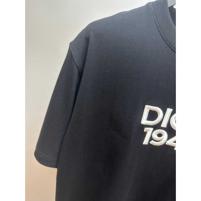 D*or relaxed-fit t-shirt navy blue cotton jersey