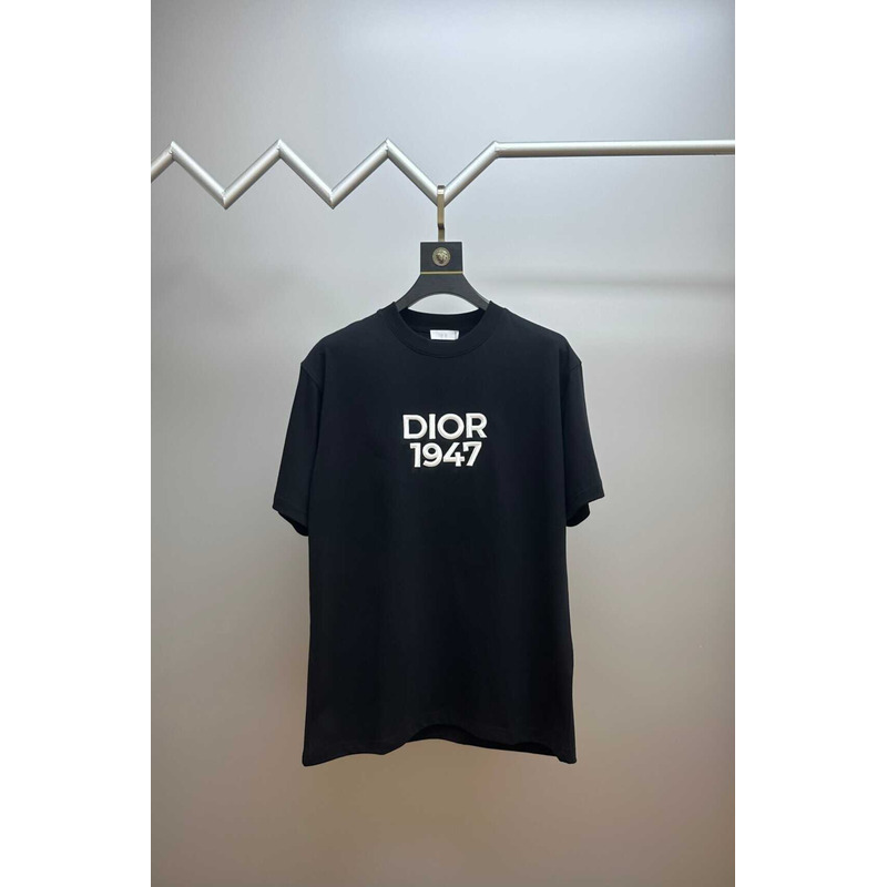 D*or relaxed-fit t-shirt navy blue cotton jersey