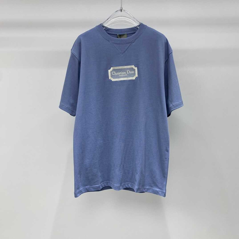 D*or logo printed t-shirt in blue