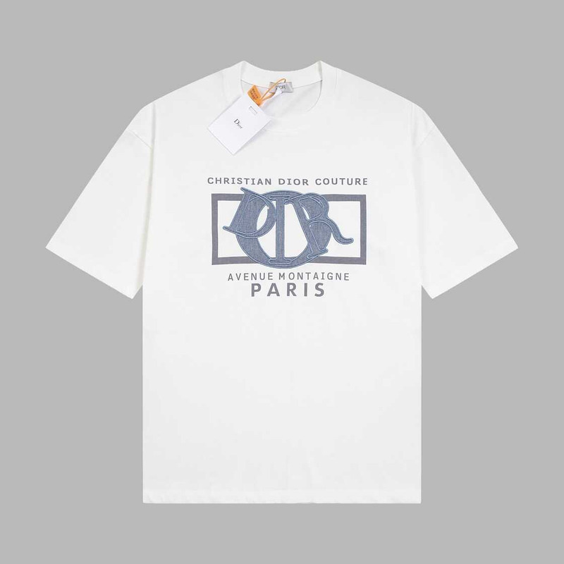 D*or relaxed-fit t-shirt cotton jersey white