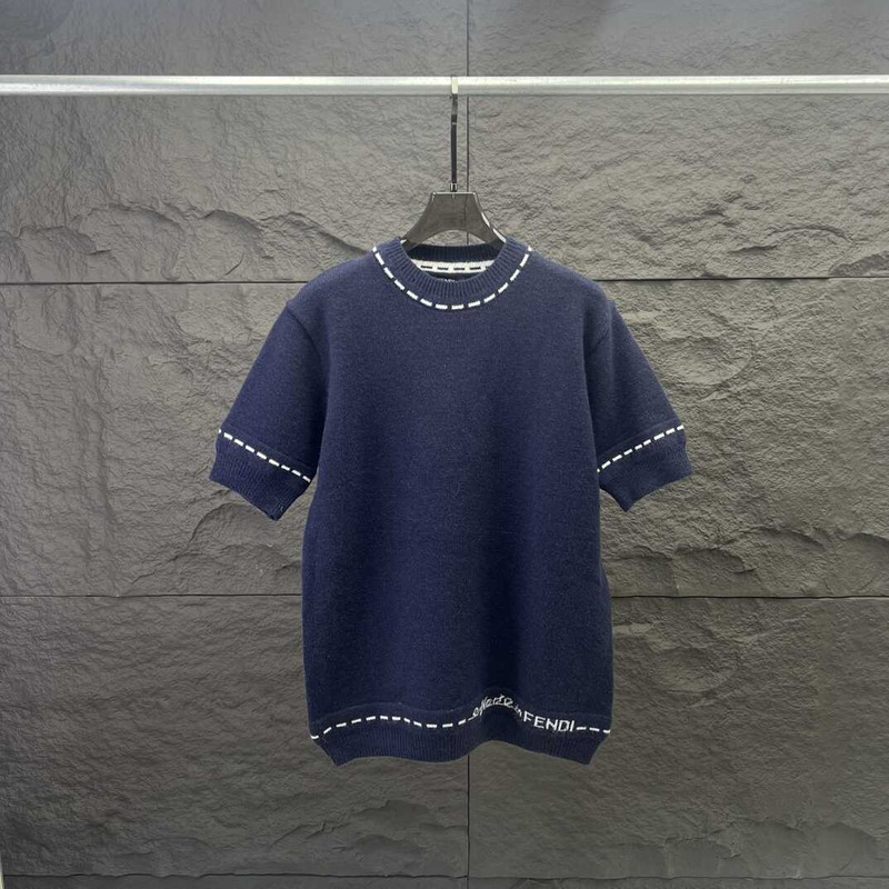 F**di sweater blue wool sweater