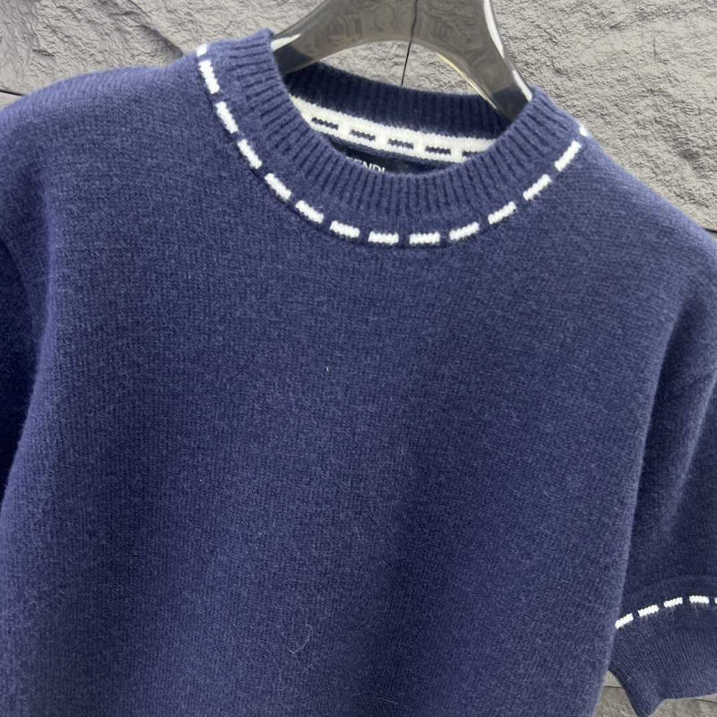 F**di sweater blue wool sweater