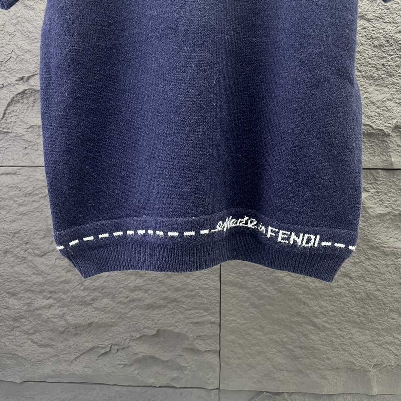 F**di sweater blue wool sweater