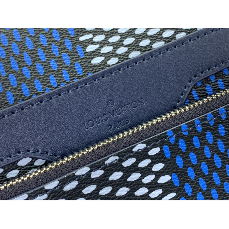 l**is V*t*n trio messenger damier heritage blue