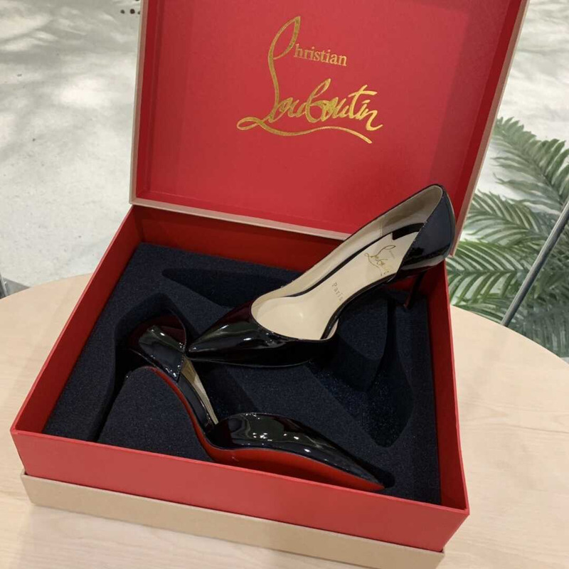 Ch**an louboutin iriza patent-leather pumps black