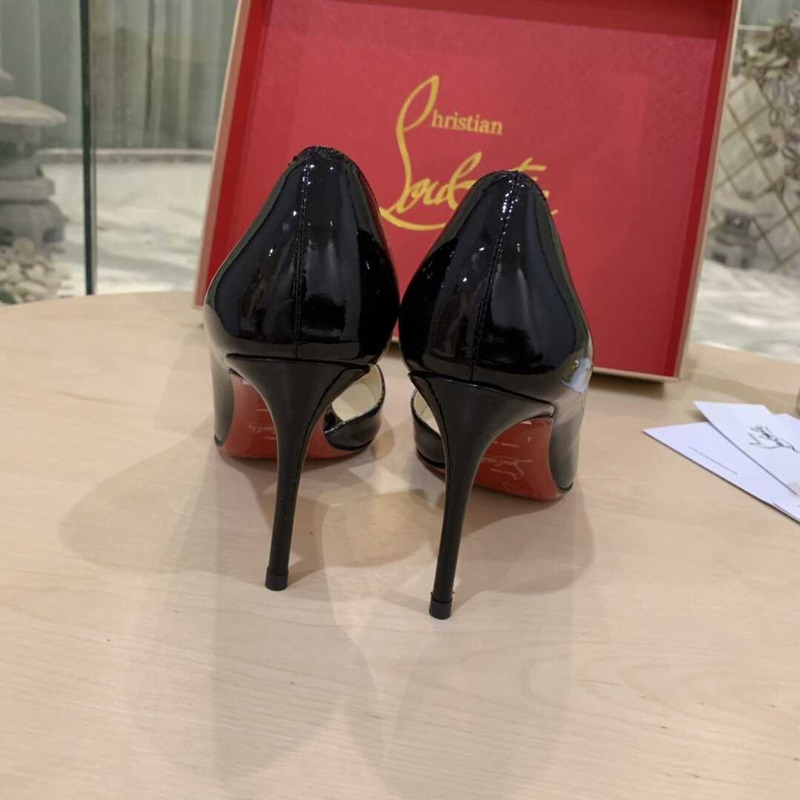 Ch**an louboutin iriza patent-leather pumps black