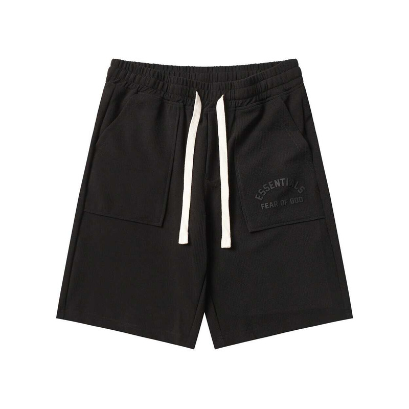 Essentials Fear of God Essentials SSENSE Exclusive Volley Shorts Black