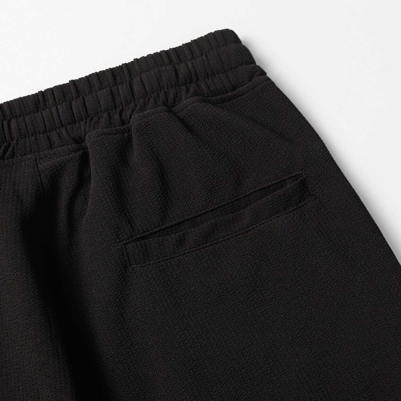 Essentials Fear of God Essentials SSENSE Exclusive Volley Shorts Black