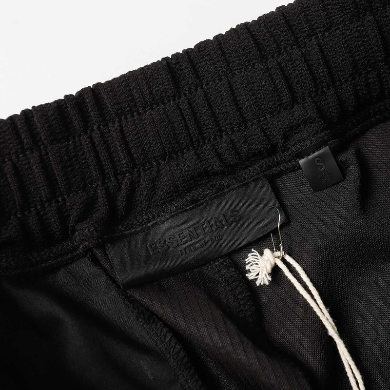 Essentials Fear of God Essentials SSENSE Exclusive Volley Shorts Black