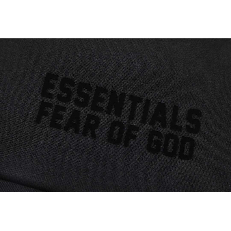 Essentials Fear Of God Essentials Black Fleece Sweat Shorts