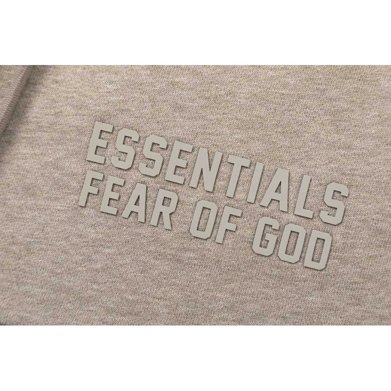 Essentials Fear Of God Essentials Grey Fleece Sweat Shorts