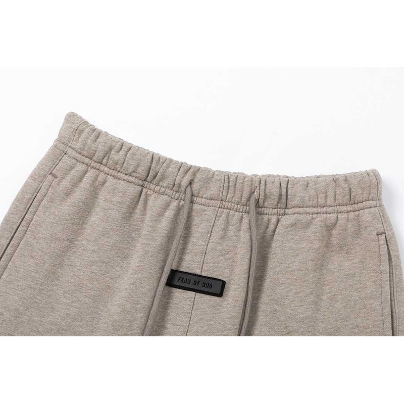 Essentials Fear Of God Essentials Grey Fleece Sweat Shorts