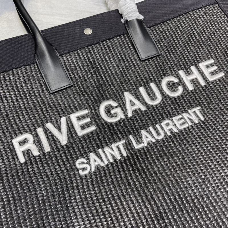 Saint Laurent Rive Gauche Tote Bag Black