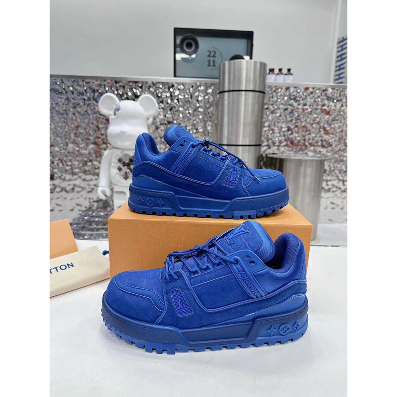 l**is V*t*n lv trainer maxi sneaker blue