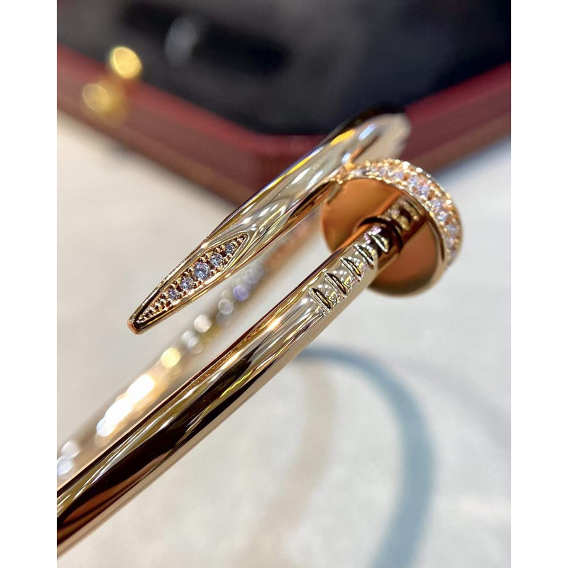 Cartier Juste Un Clou Bracelet with Diamonds Gold