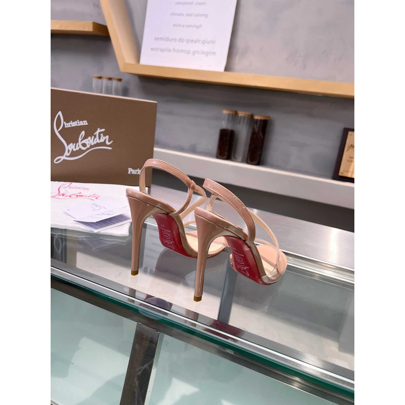 Ch**an louboutin leather rosalie sandals