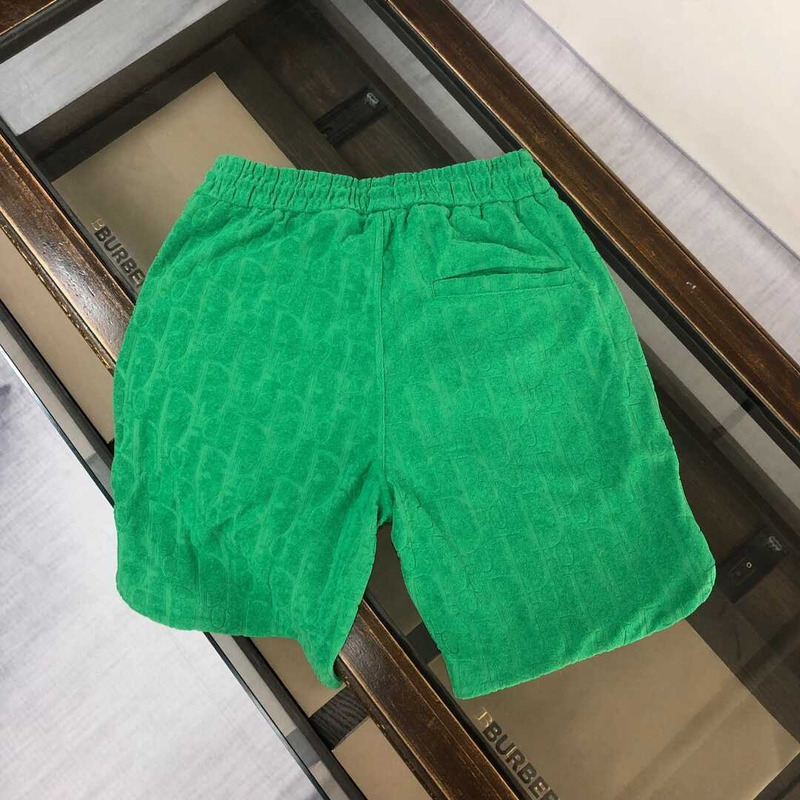 D*or oblique shorts cotton green