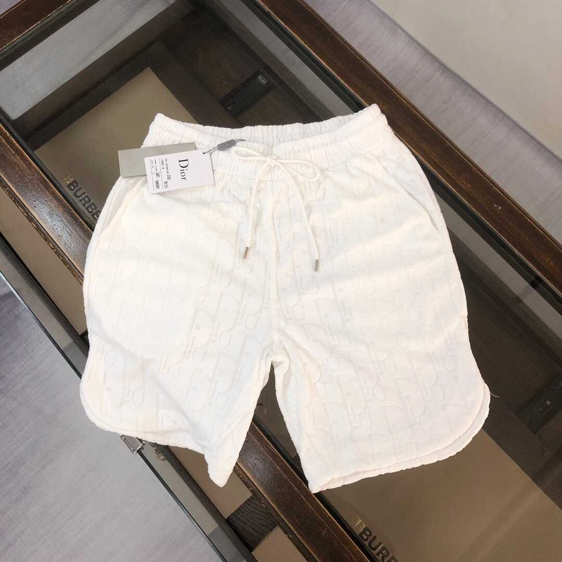 D*or oblique shorts cotton white