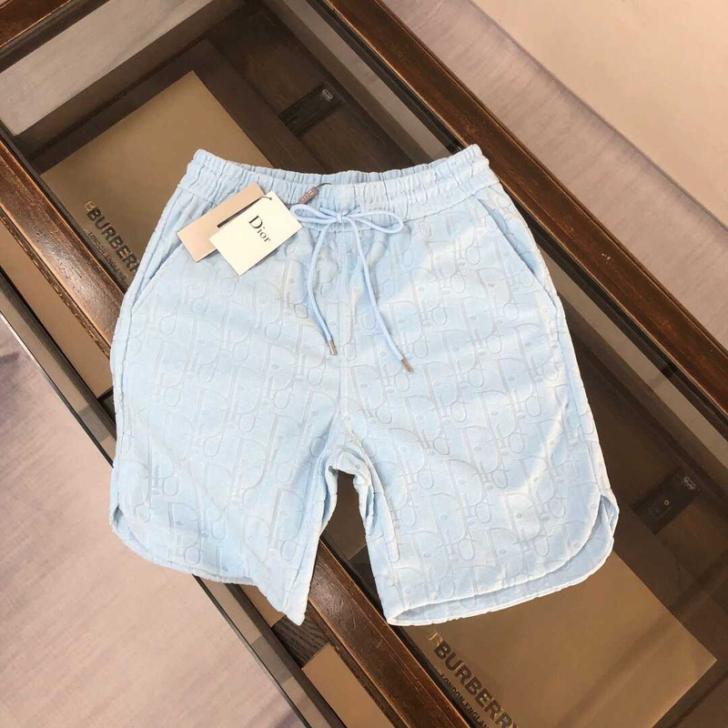 D*or oblique shorts cotton blue