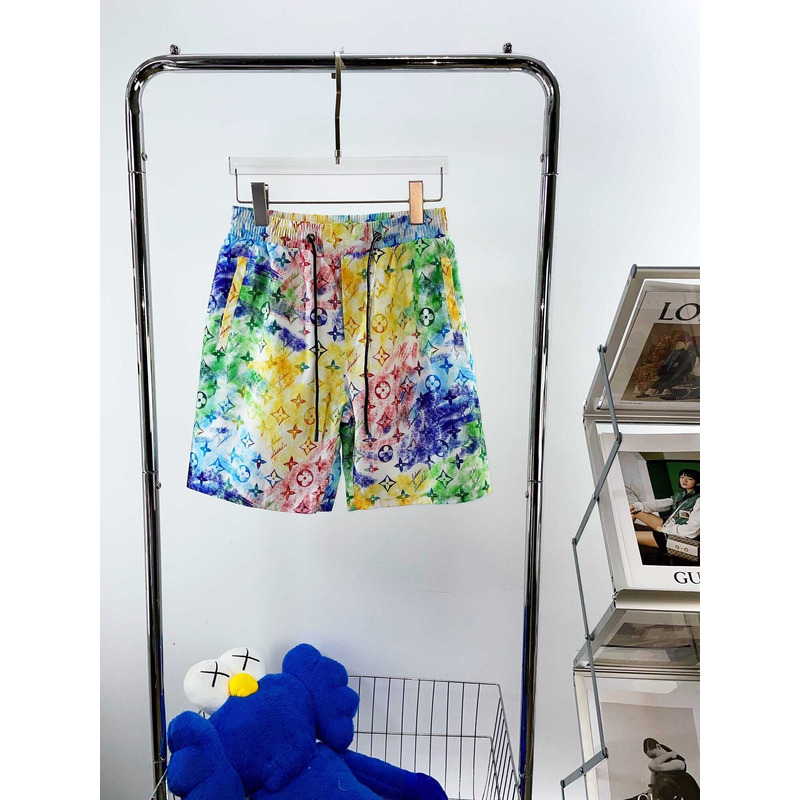 l**is V*t*n monogram shorts multicolor