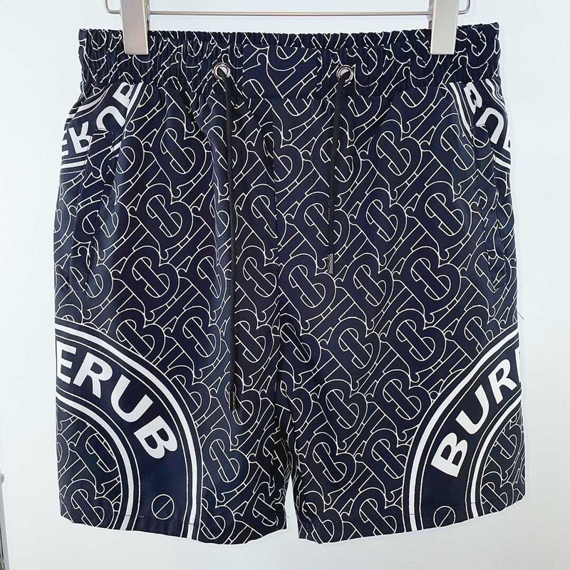 B**rry logo printed short in black