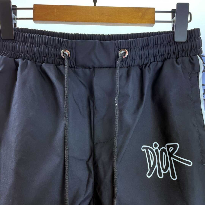 D*or logo printed oblique  short in black