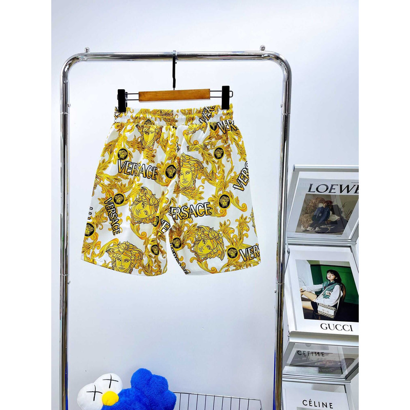 Versace Logo Printed Short in Muticolor