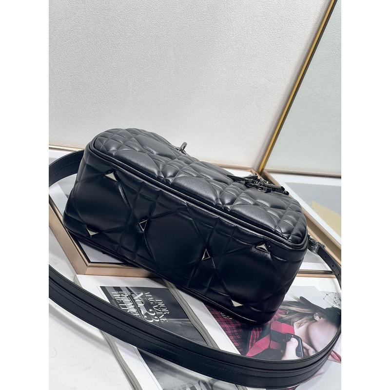 D*or lady D*or bag cannage calfskin black