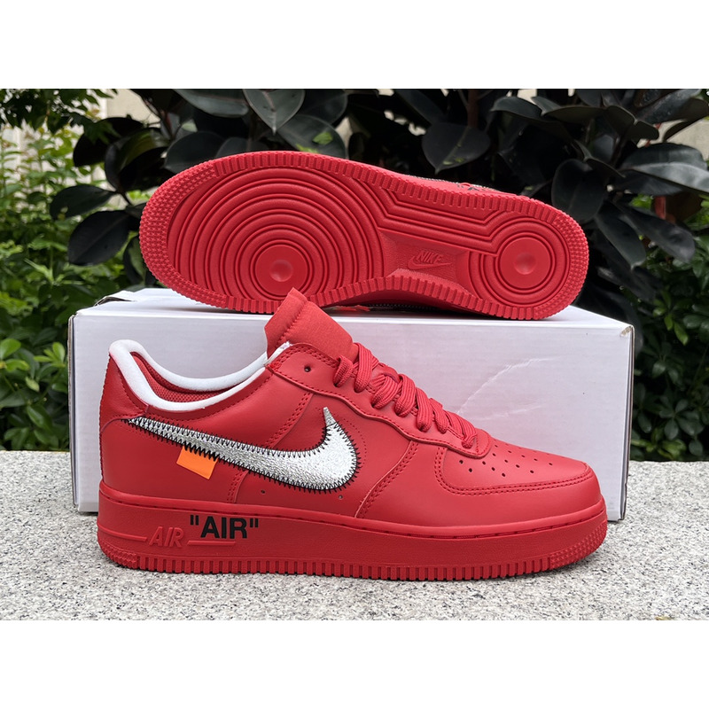 OFF-WHITE x Nike Air Force 1 Red