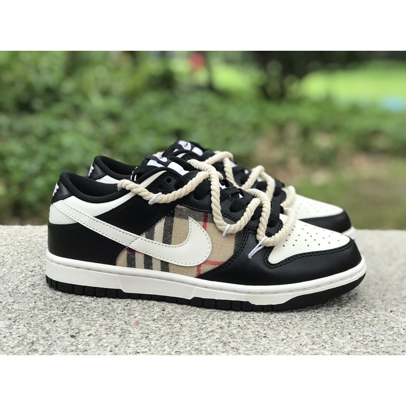 Nike Dunk Low Scottish Panda Black And White