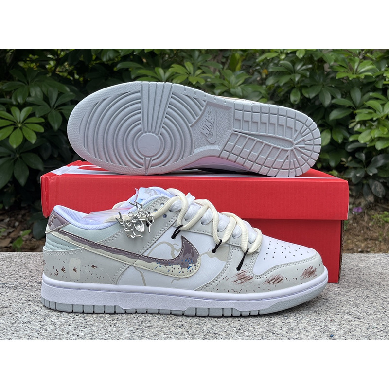 Nike Dunk Low Neutral Shoes White/Brown/Gray