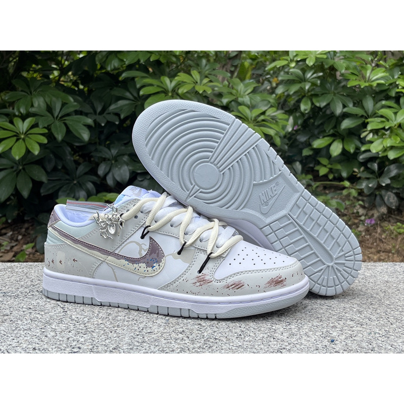 Nike Dunk Low Neutral Shoes White/Brown/Gray