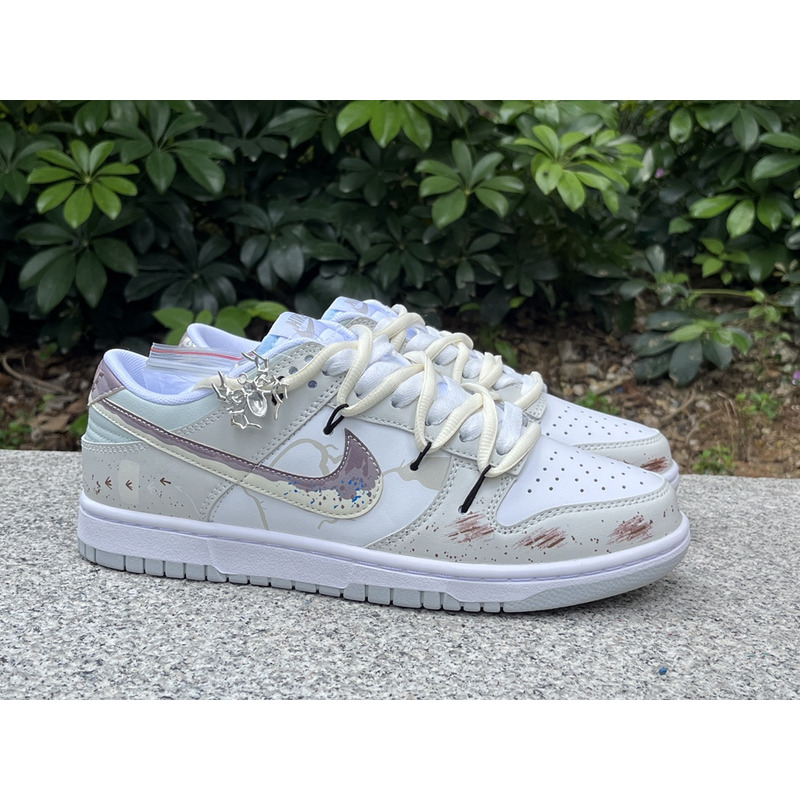 Nike Dunk Low Neutral Shoes White/Brown/Gray