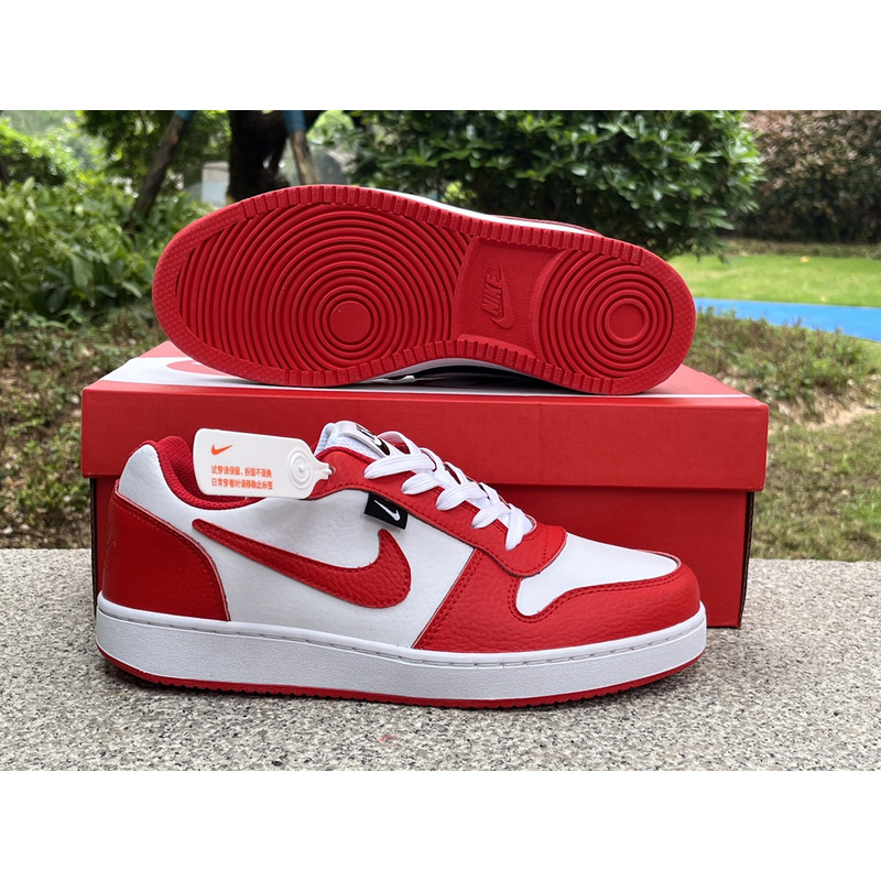 Nike Ebernon Low Premium Shoes White/Black/University Red