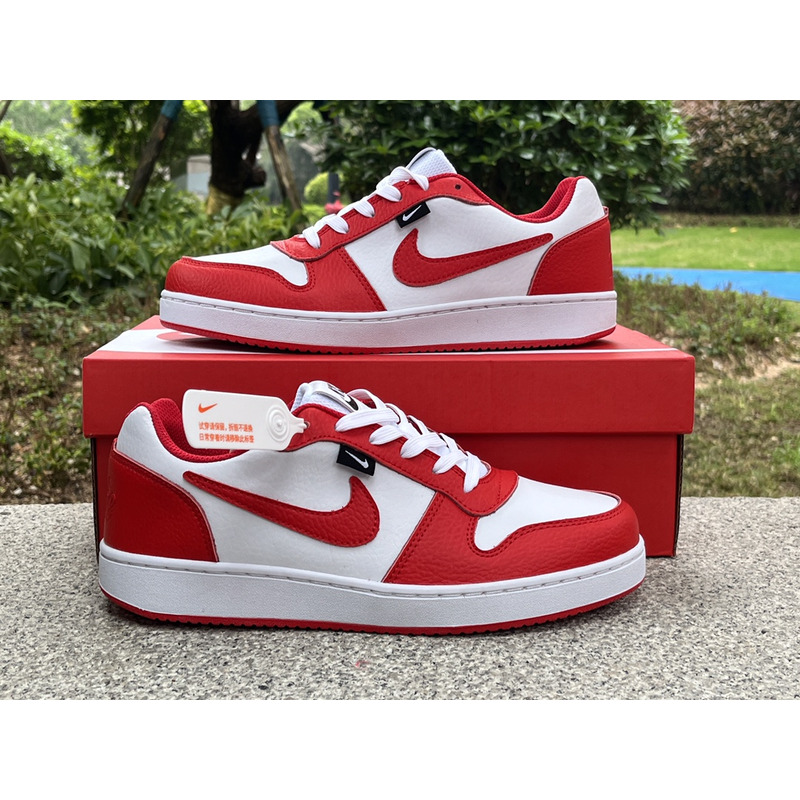 Nike Ebernon Low Premium Shoes White/Black/University Red