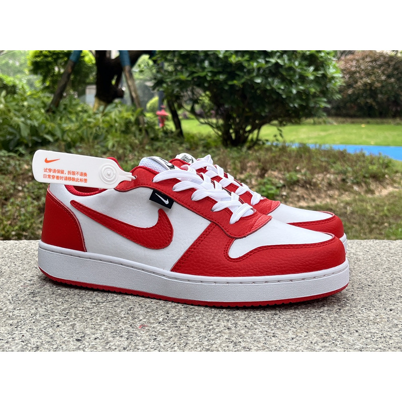 Nike Ebernon Low Premium Shoes White/Black/University Red