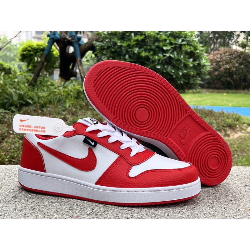 Nike Ebernon Low Premium Shoes White/Black/University Red