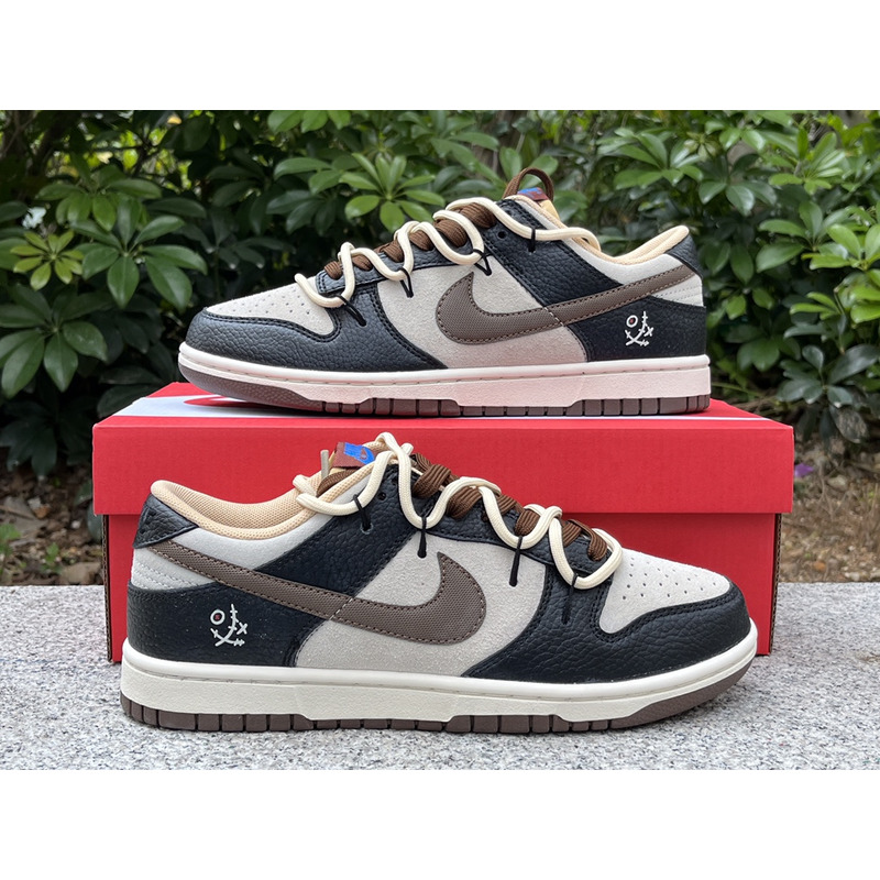 Nike SB Dunk Low Black/Milk White/Brown