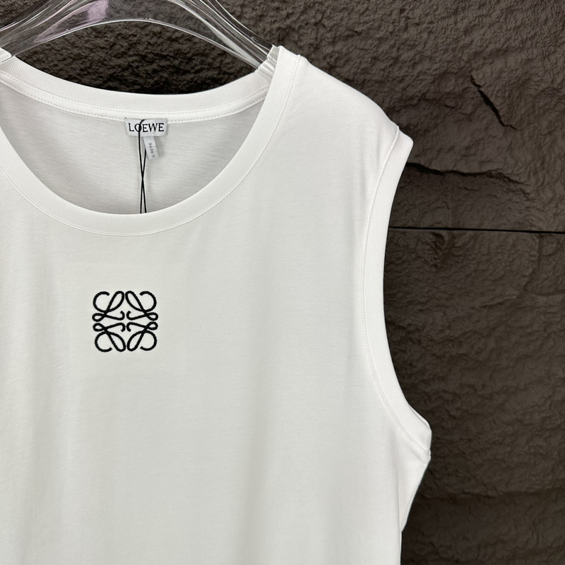 Loewe Sleeveless Performance Tee White