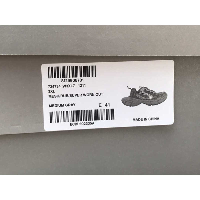 Ba*len*cia*ga 3xl sneakers grey