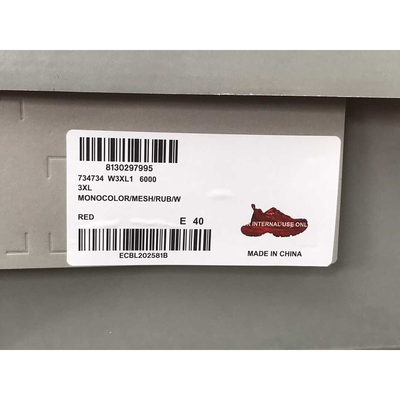 Ba*len*cia*ga 3xl sneakers red