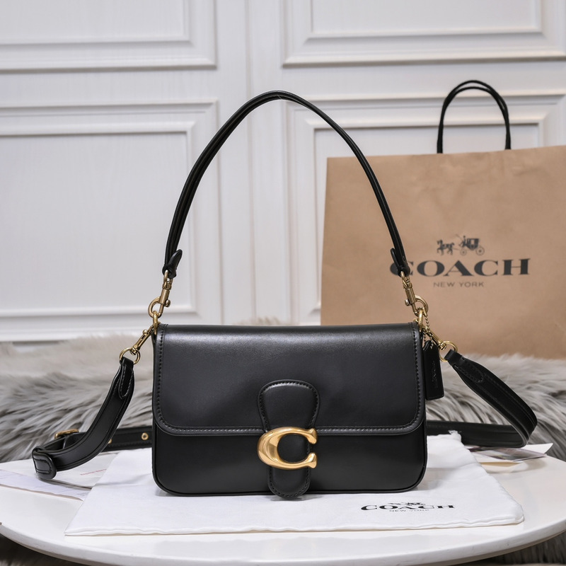 Coach Soft Tabby Black Shoulder Bag