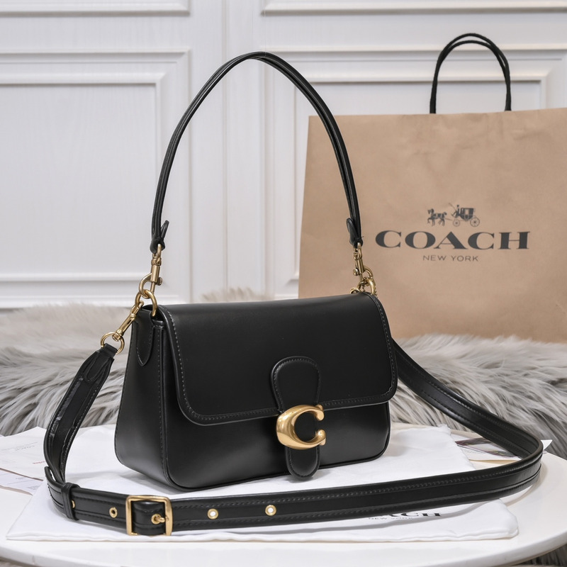 Coach Soft Tabby Black Shoulder Bag