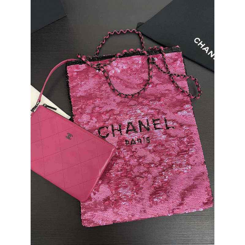 Ch*el shopping bag in pink