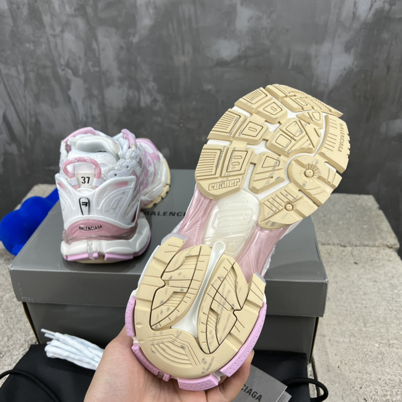 Ba*len*cia*ga runner sneaker pink white