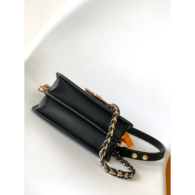 l**is V*t*n mini dauphine epi leather black