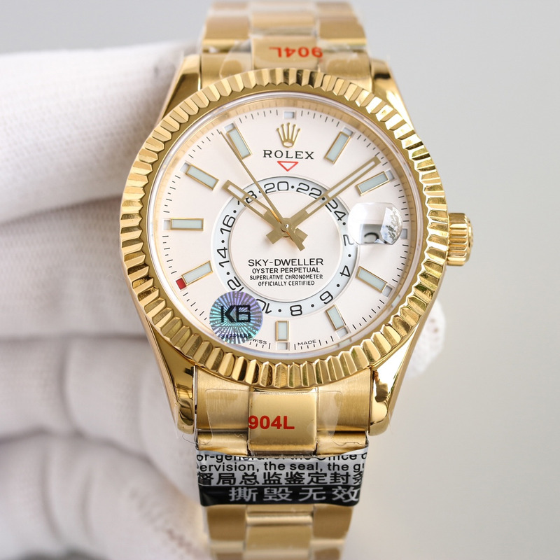 Rolex Sky Dweller Watch Gold