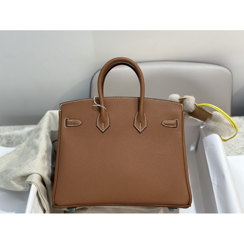 H**mes birkin 25 togo handbag brown